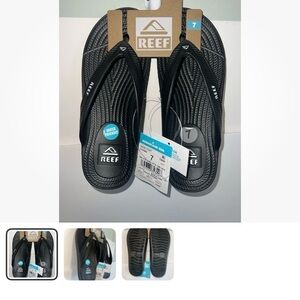 Reef Charcoal Sandals